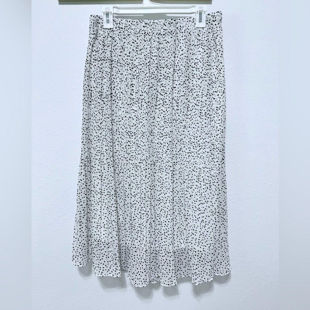 WD.NY Monochrome Speckled Midi Skirt